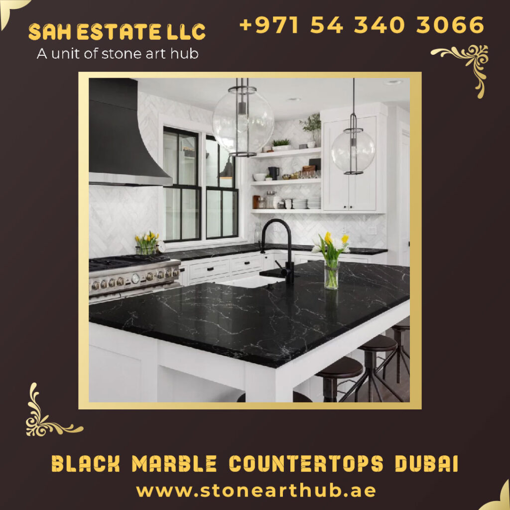 Black Marble Countertops Dubai