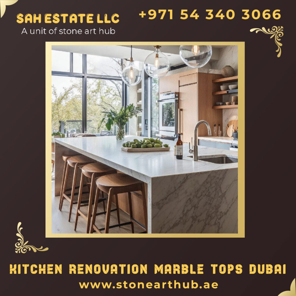 Kitchen Renovation Marble Tops Dubai