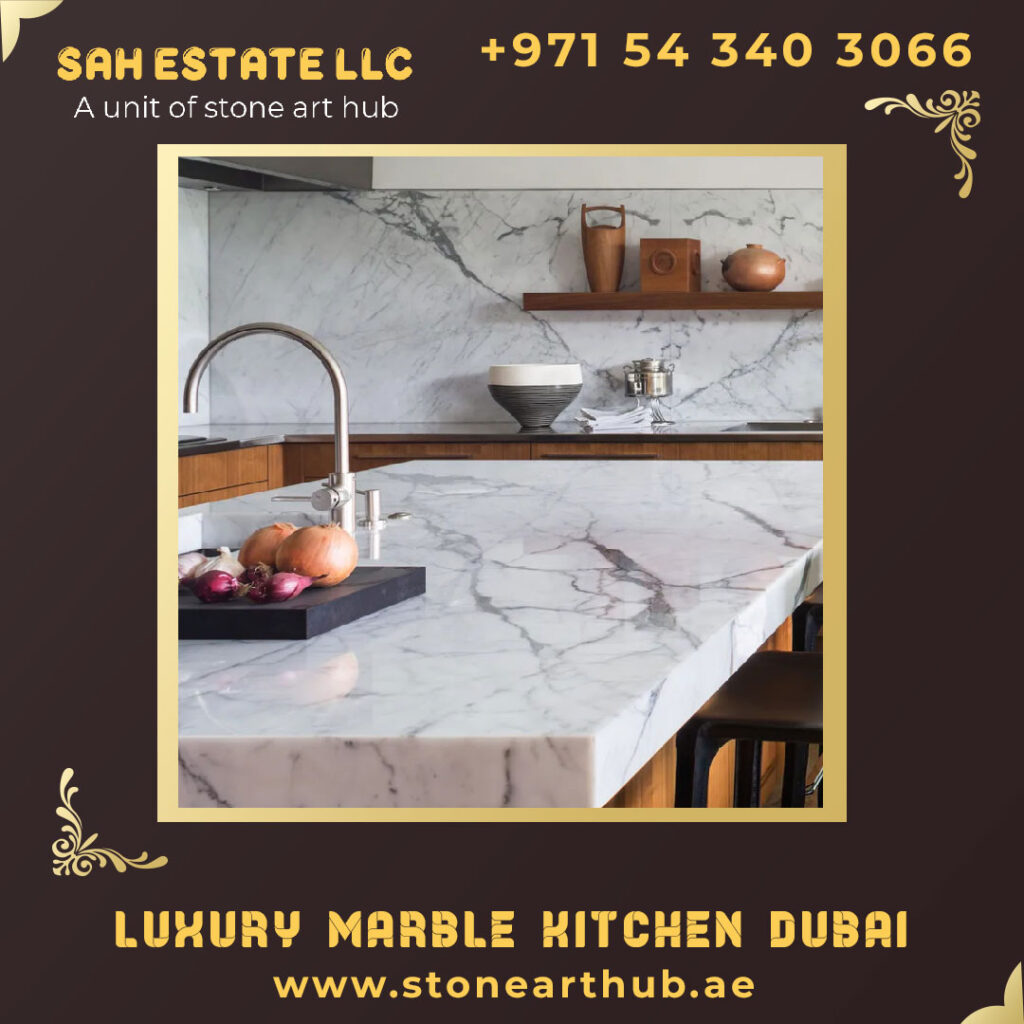 Luxury Marble Kitchen Dubai