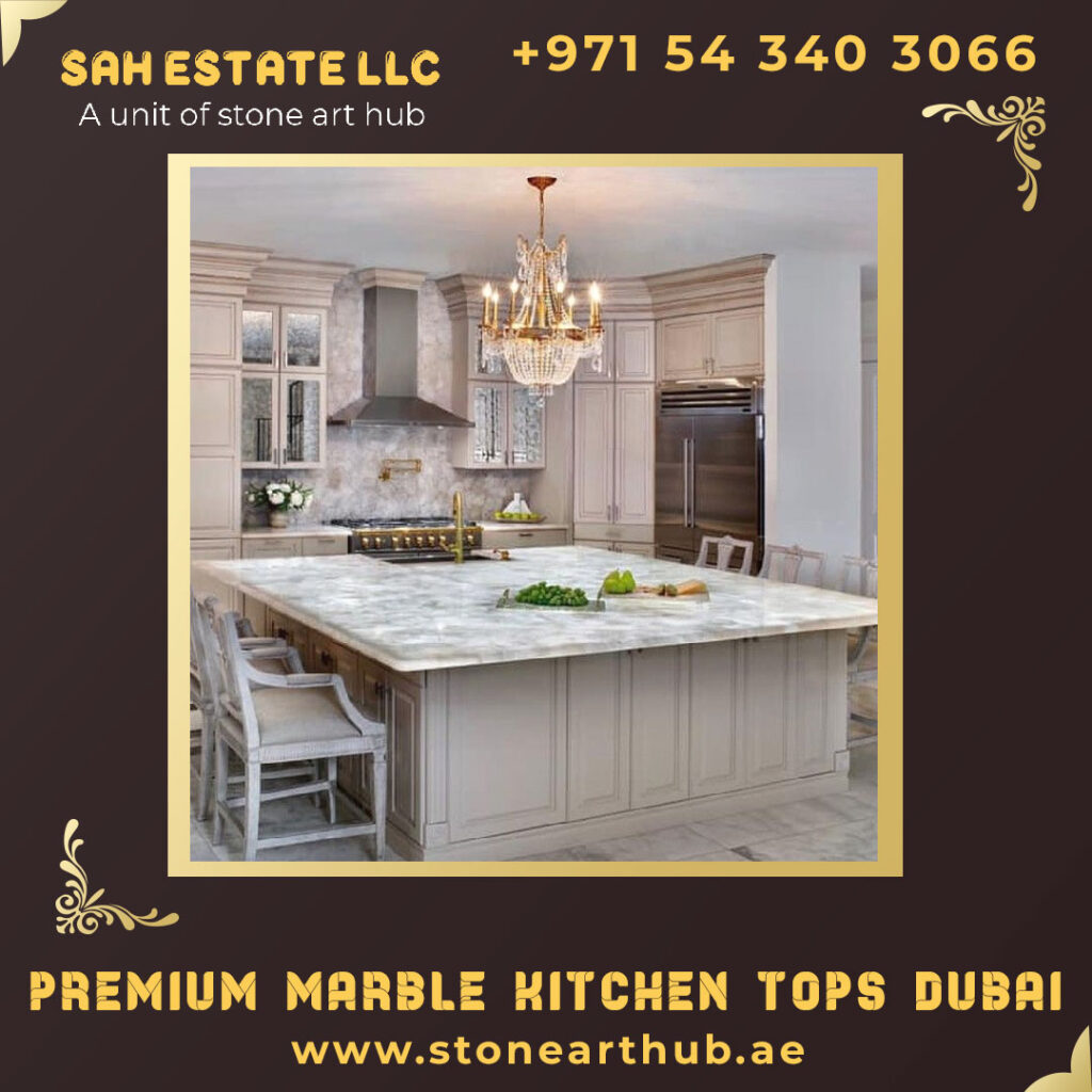 Premium Marble Kitchen Tops Dubai