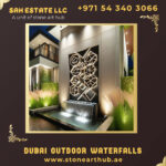Dubai Outdoor Waterfalls