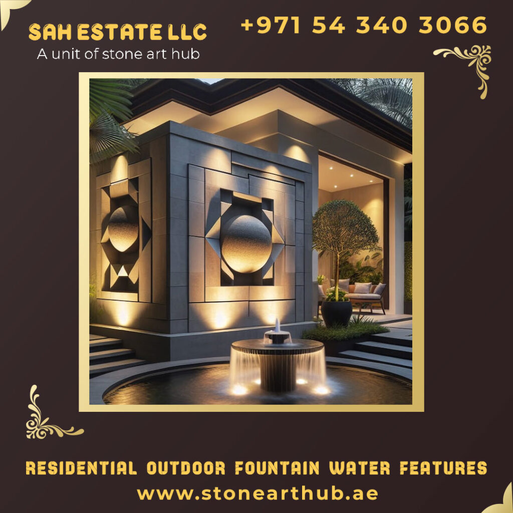 Residential Outdoor Fountain Water Features