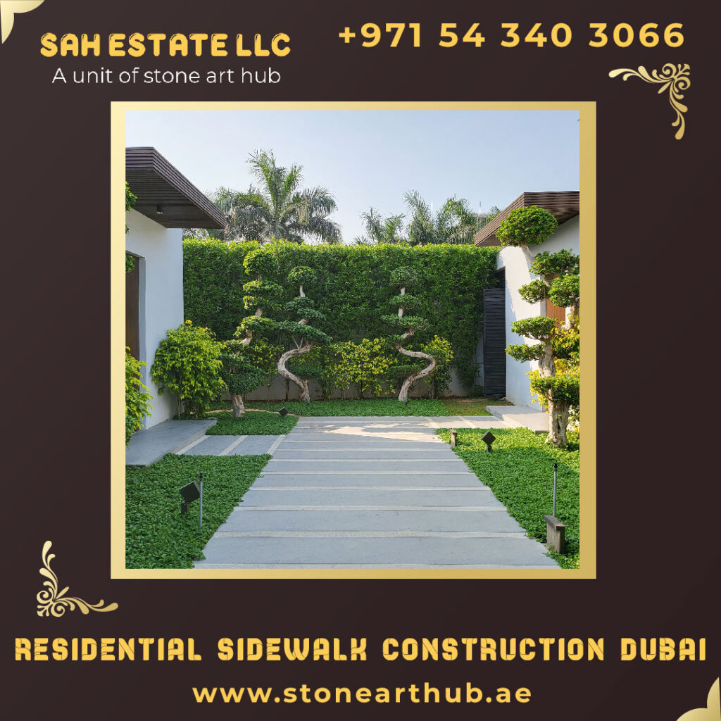 Residential Sidewalk Construction Dubai