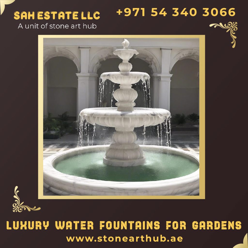Luxury Water Fountains For Gardens