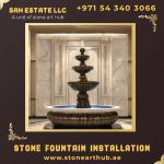 Stone Fountain Installation