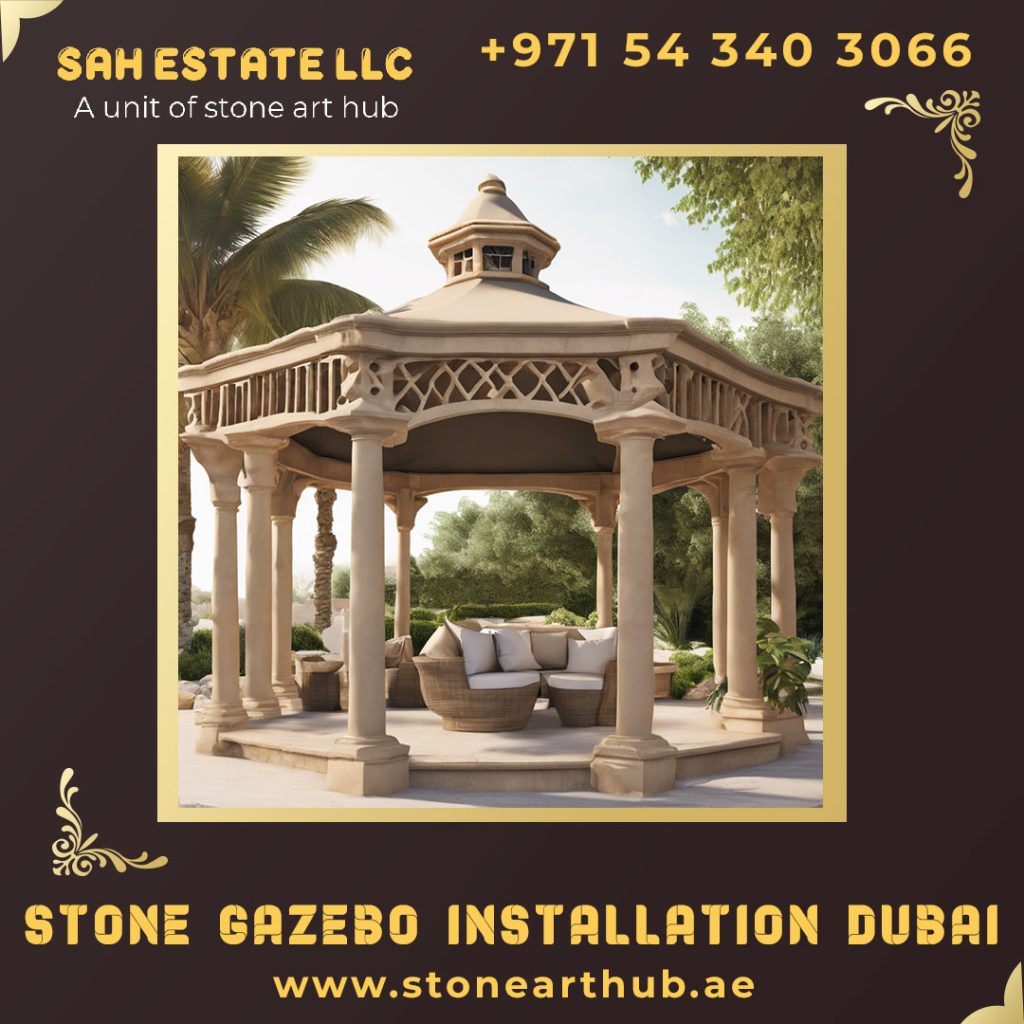 Stone Gazebo Installation Dubai