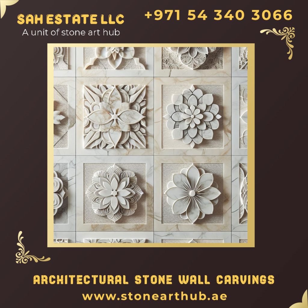 Architectural Stone Wall Carvings