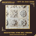 Architectural Stone Wall Carvings