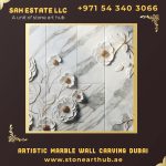 Artistic Marble Wall Carving Dubai