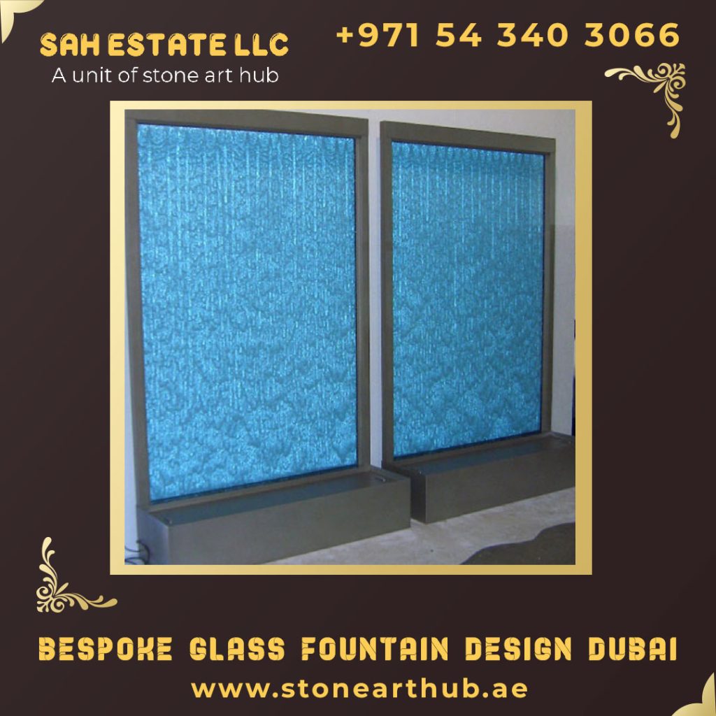 Bespoke Glass Fountain Design Dubai