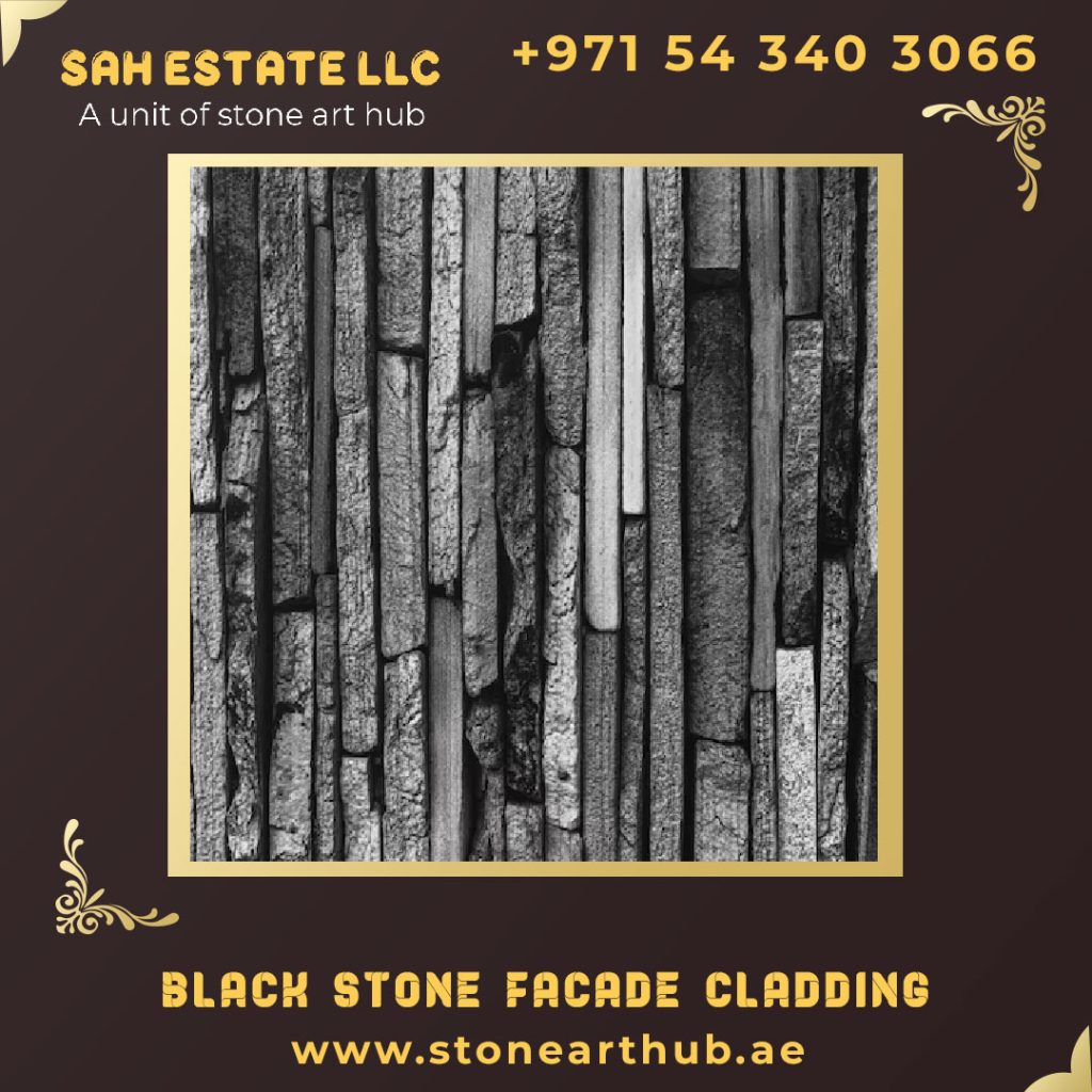 Black Stone Facade Cladding