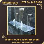 Custom Glass Fountain Dubai