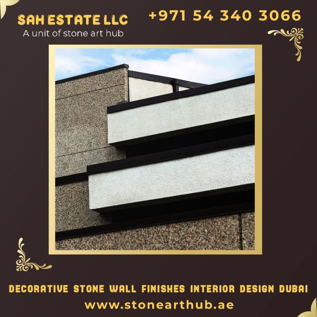 Decorative Stone Wall Finishes Interior Design Dubai