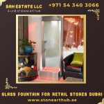 Glass Fountain For Retail Stores Dubai