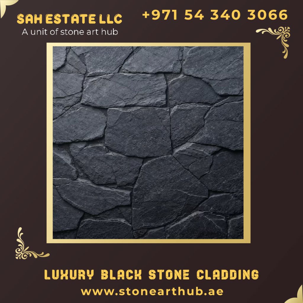 Luxury Black Stone Cladding