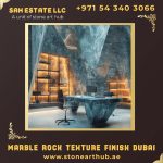 Marble Rock Texture Finish Dubai
