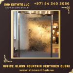 Office Glass Fountain Features Dubai