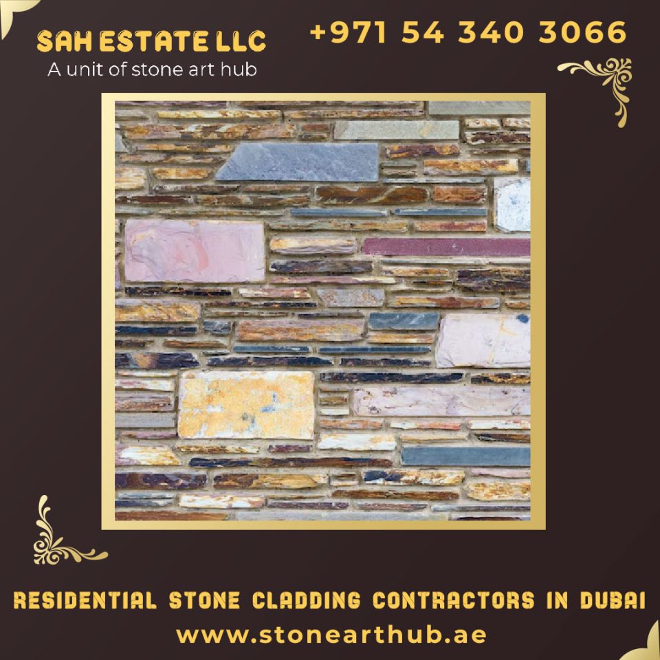 Residential Stone Cladding Services In Dubai ☎ +971543403066