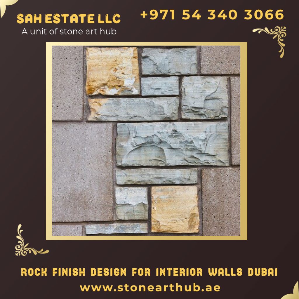 Rock Finish Design For Interior Walls Dubai