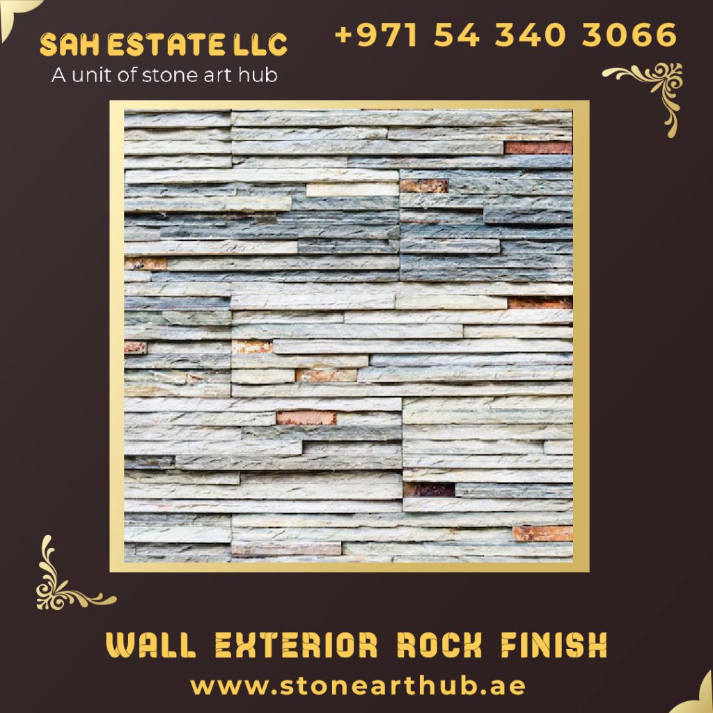 Wall Exterior Rock Finish