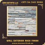 Wall Exterior Rock Finish