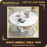White Marble Table Tops