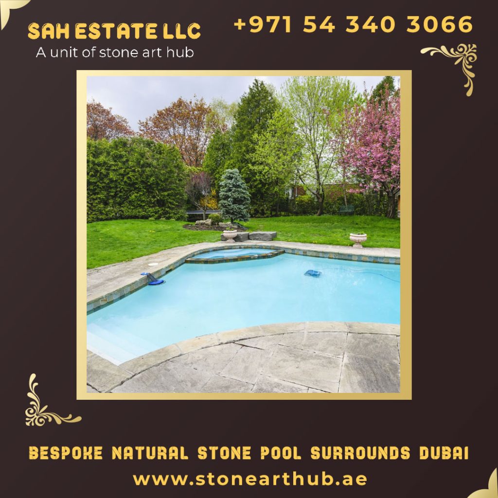 Bespoke Natural Stone Pool Surrounds Dubai Luxury