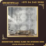 Bookmatched Marble Slabs For Interiors Dubai