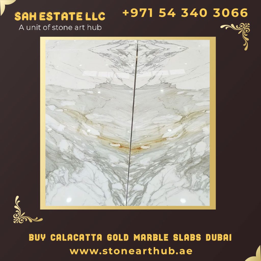 Buy Calacatta Gold Marble Slabs Dubai
