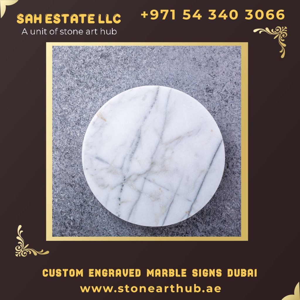 Custom Engraved Marble Signs Dubai