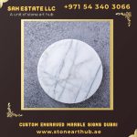 Custom Engraved Marble Signs Dubai
