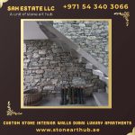 Custom Stone Interior Walls Dubai Luxury Apartments