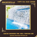 Custom Swimming Pool Wall Fountain UAE