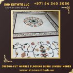 Custom-cut Marble Flooring Dubai Luxury Homes