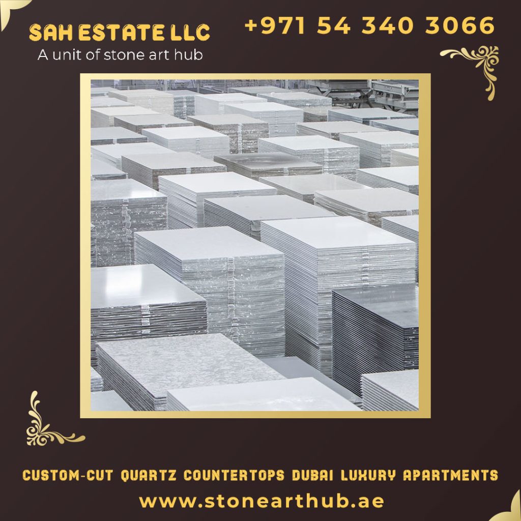 Custom-cut Quartz Countertops Dubai Luxury Apartments