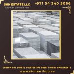 Custom-cut Quartz Countertops Dubai Luxury Apartments