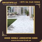 Honed Marble Landscaping Dubai