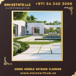 Honed Marble Outdoor Flooring