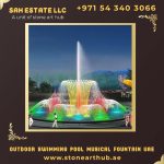 Outdoor Swimming Pool Musical Fountain UAE