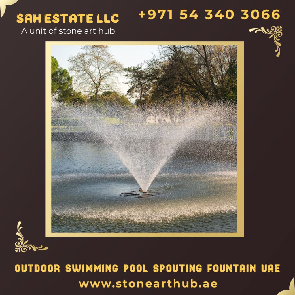 Outdoor Swimming Pool Spouting Fountain UAE