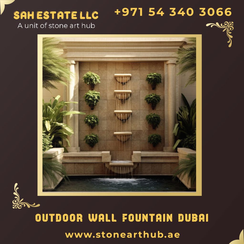 Outdoor Wall Fountain Dubai