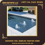 Swimming Pool Bubbling Fountain Dubai