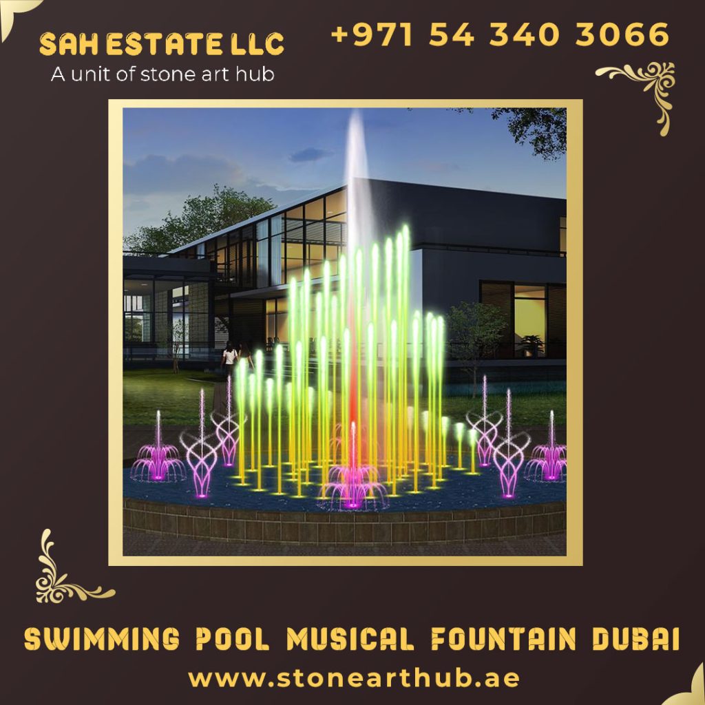 Swimming Pool Musical Fountain Dubai