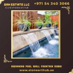 Swimming Pool Wall Fountain Dubai