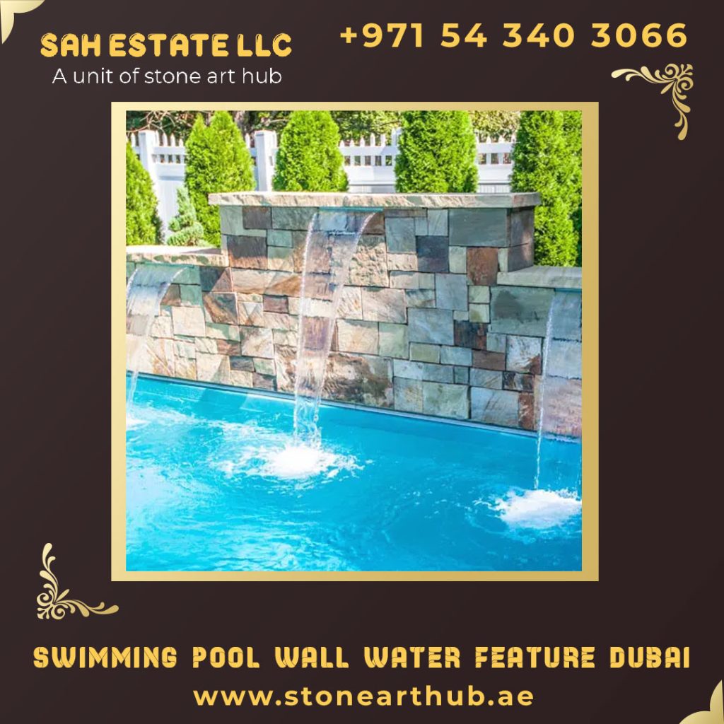 Swimming Pool Wall Water Feature Dubai