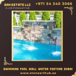 Swimming Pool Wall Water Feature Dubai