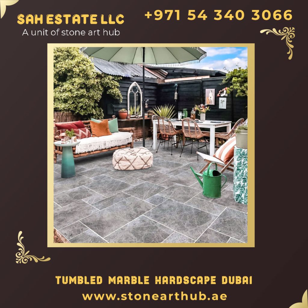 Tumbled Marble Hardscape Dubai