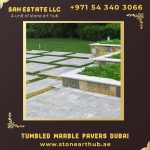 Tumbled Marble Pavers Dubai