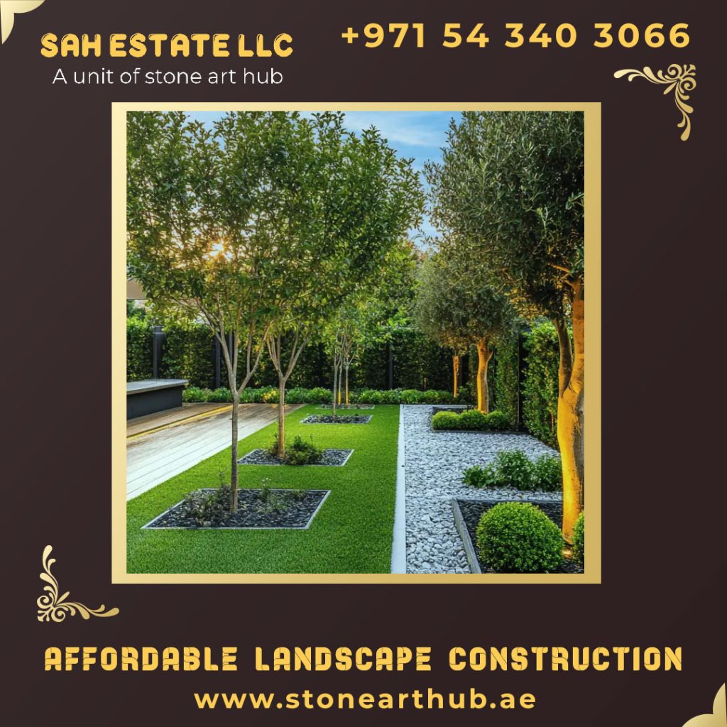 Affordable Landscape Construction in Dubai