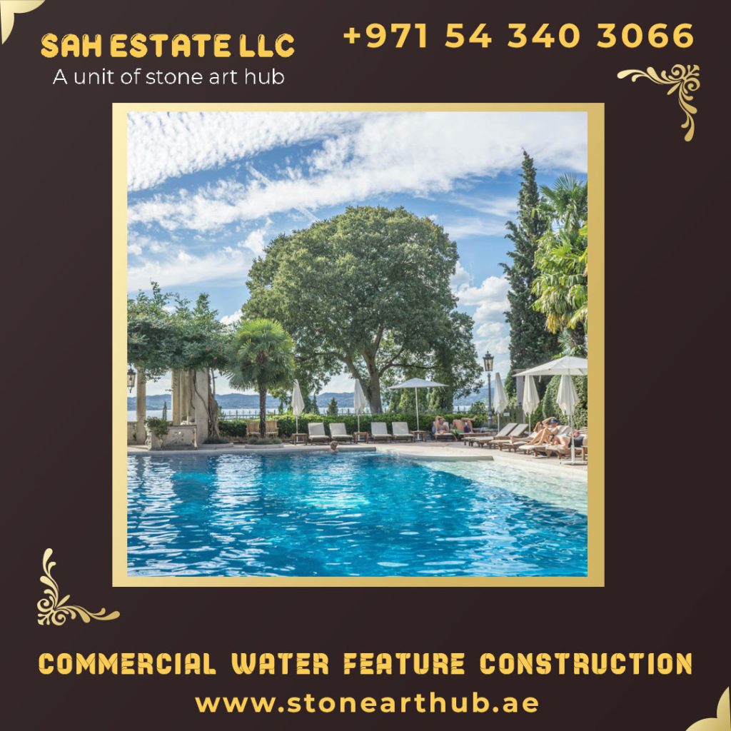 Commercial Water Feature Construction in Dubai